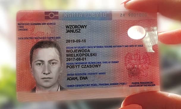 ВНЖ в Польше - карта побыту